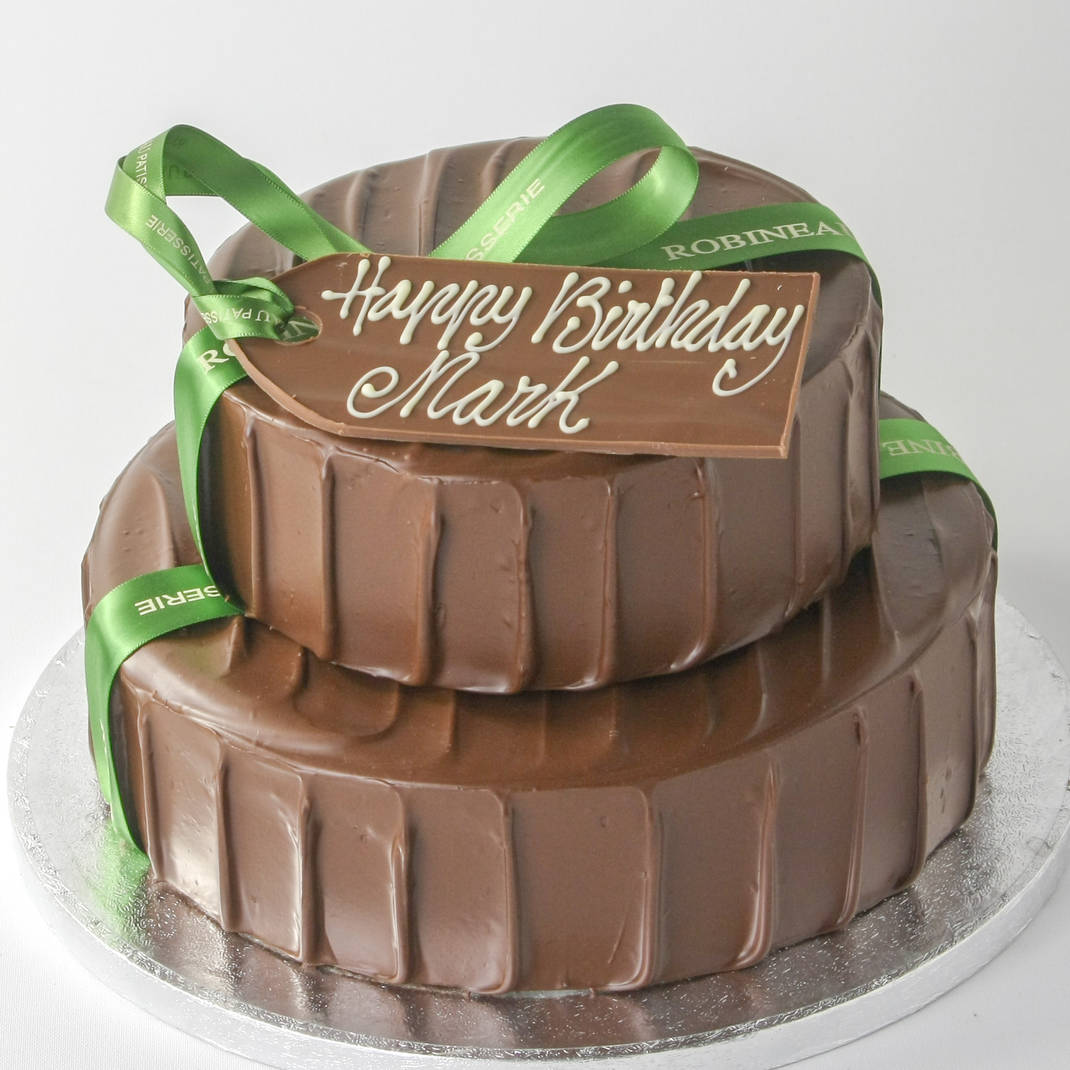 2 Tier Plain Robineau Gateau (8 and 6 inches / 20cm and 15cm)