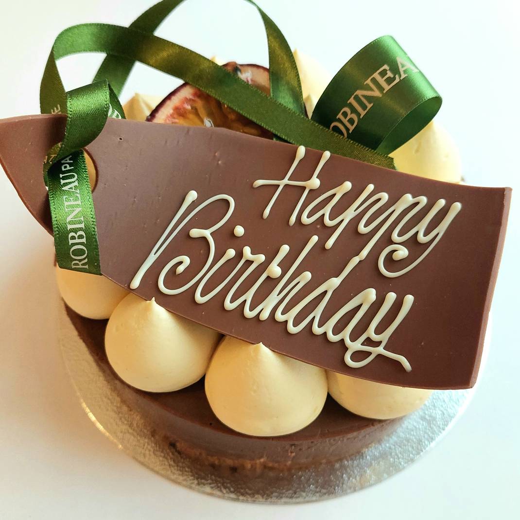 Celebration Praline Torte with White Chocolate & Passion Fruit Chantilly