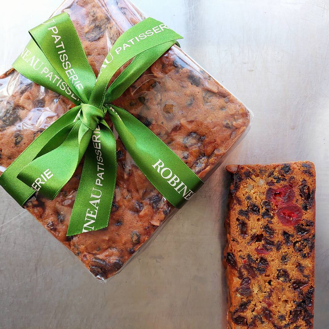 8 inch Square Undecorated Fruit Cake