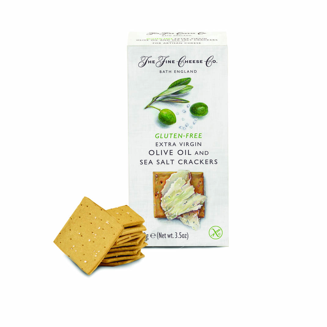 Gluten Free Extra Virgin Olive Oil and Sea Salt Crackers