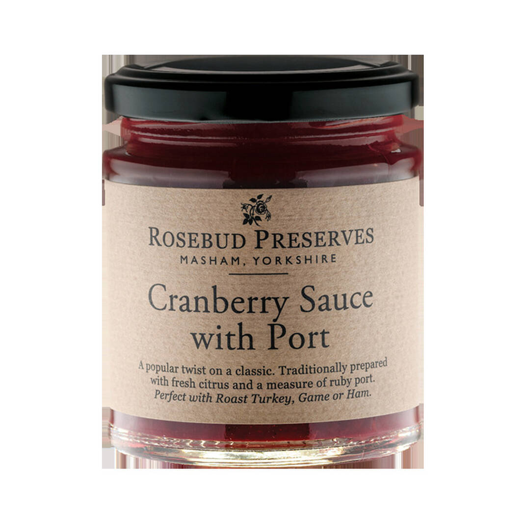 Rosebud Cranberry Sauce with Port