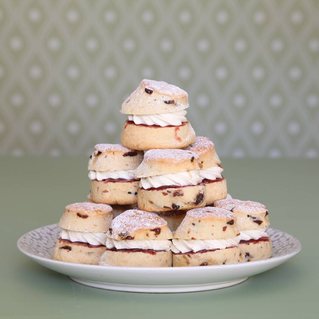 8 Afternoon Tea Sized Cream Scones Platter