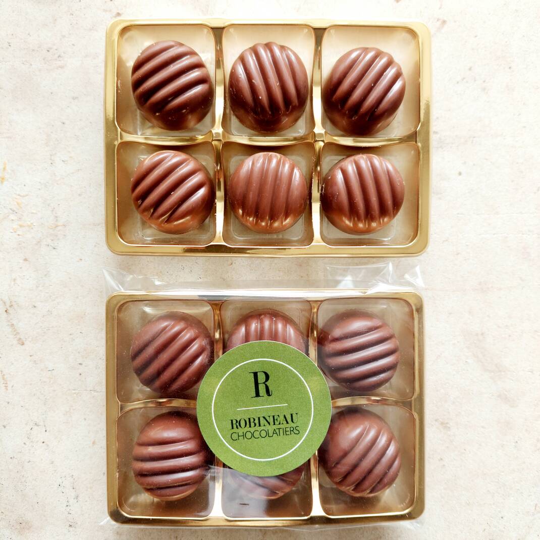 6 Milk Chocolate Pecan Pralines