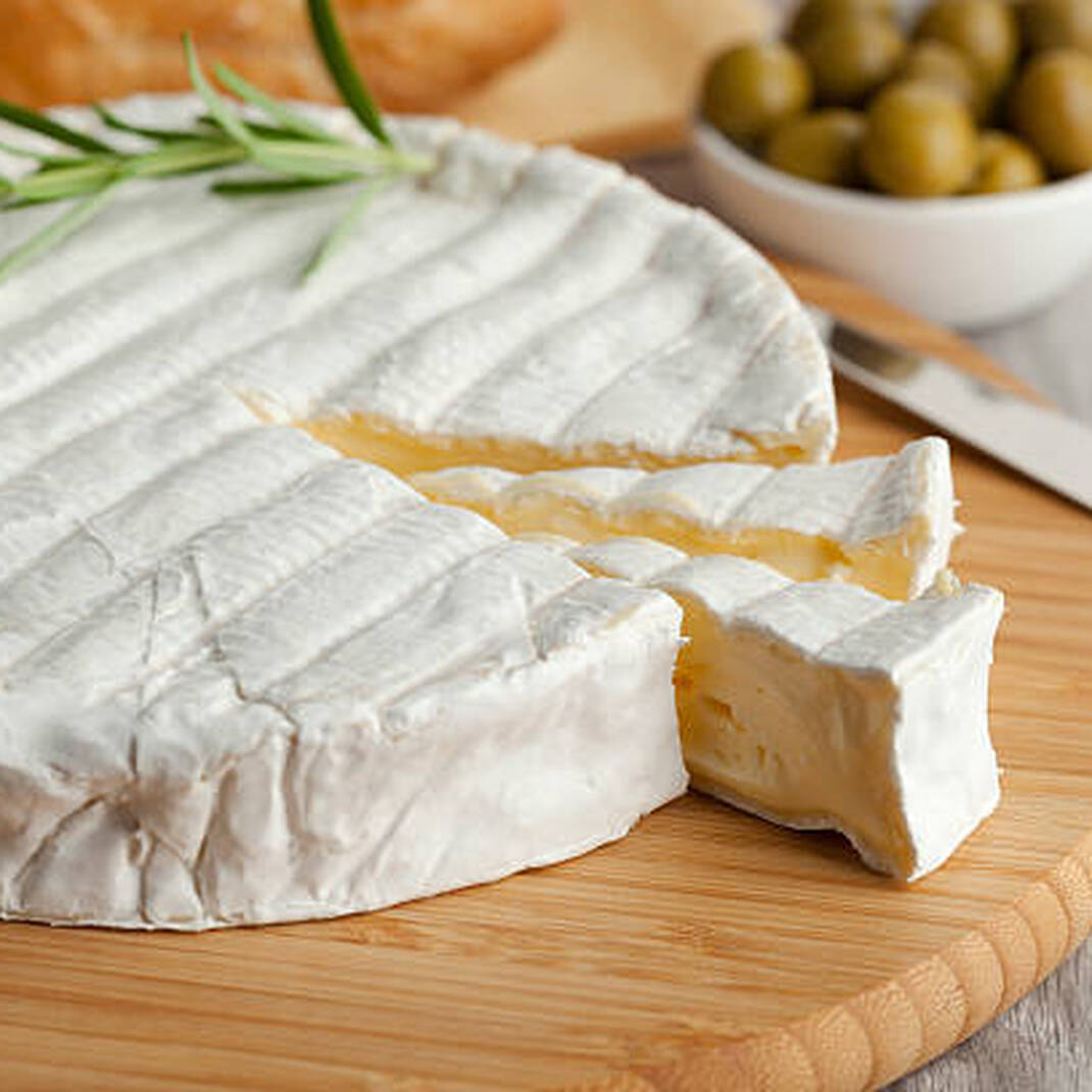 Brie (a cut of whole cheese)