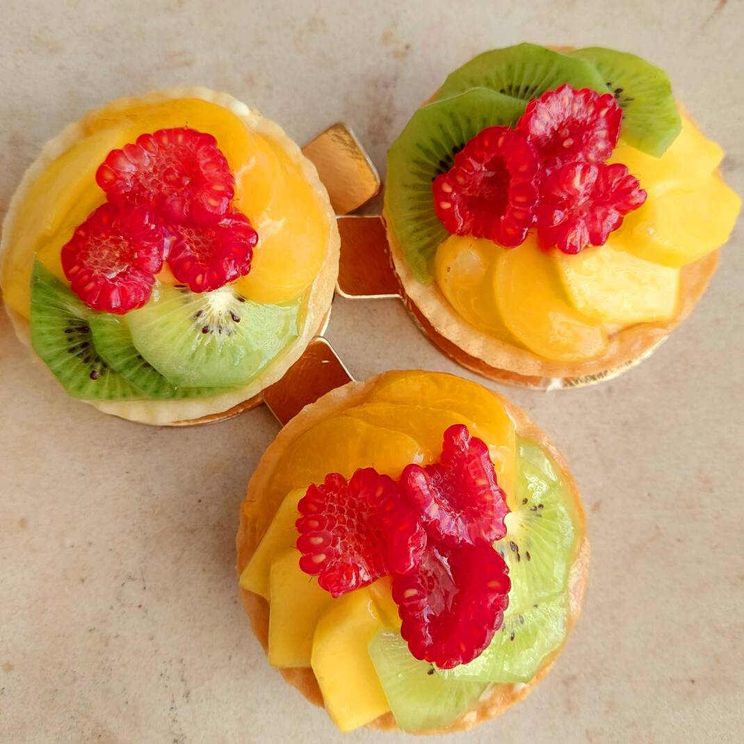 Individual Exotic Fresh Fruit Tart