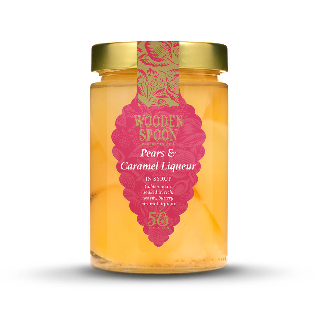 Pears & Caramel Liqueur in Syrup