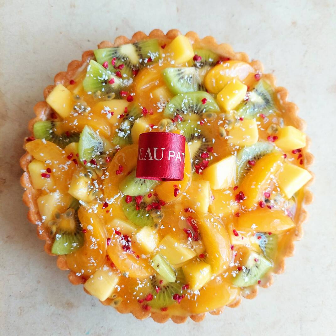 Large Exotic Fresh Fruit Tart