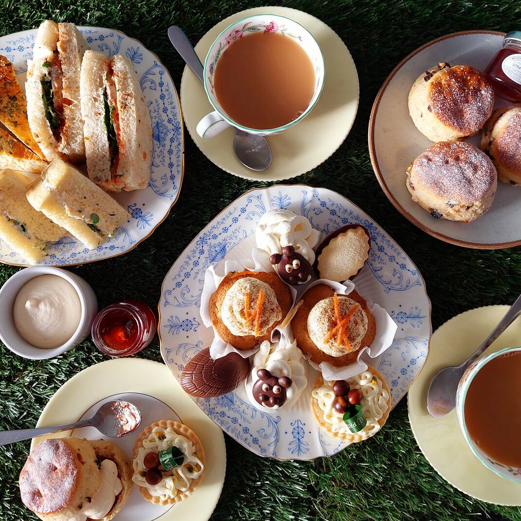 Easter Vegetarian Afternoon Tea