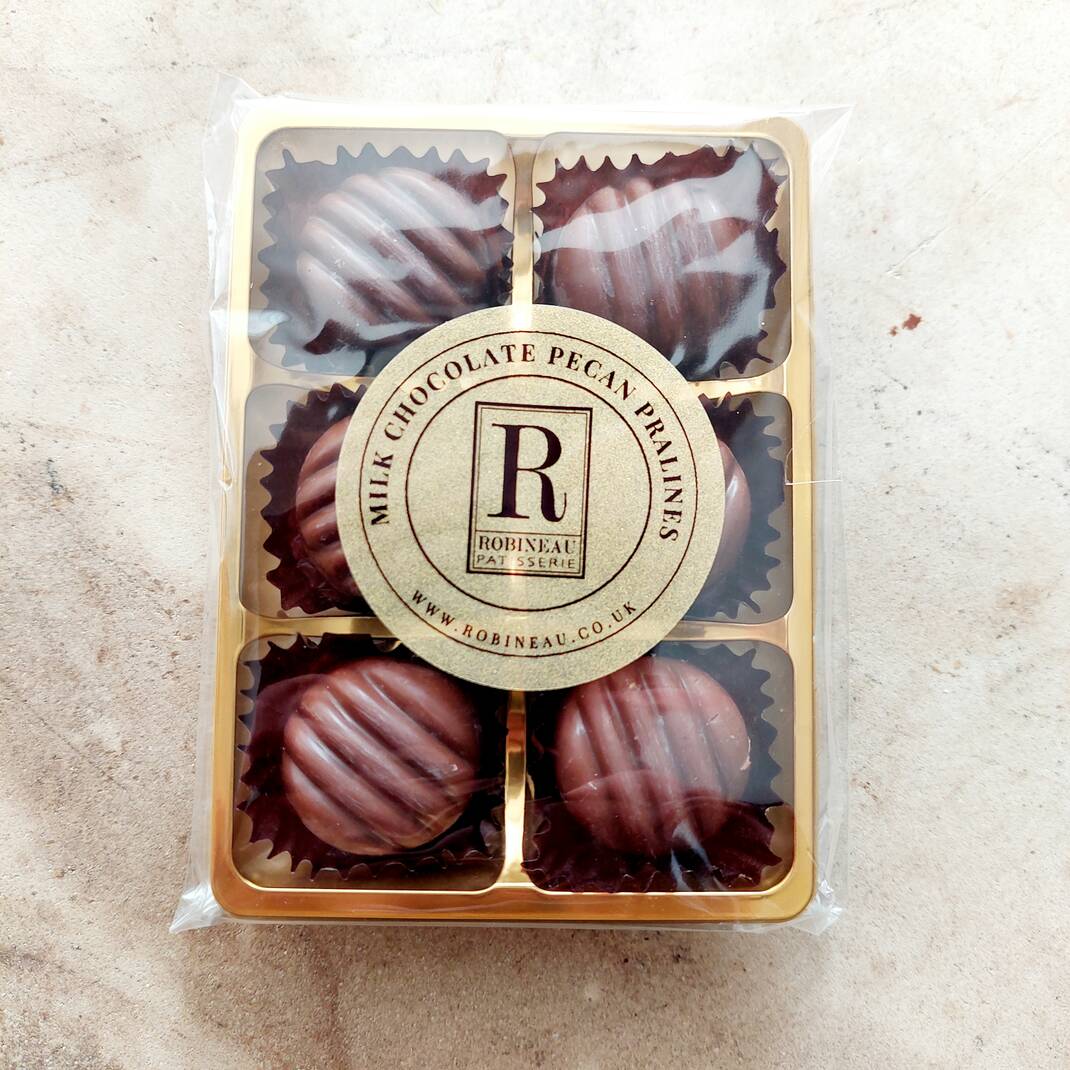 6 Milk Chocolate Pecan Pralines