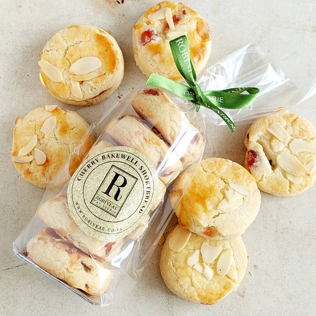 Cherry Bakewell Shortbread