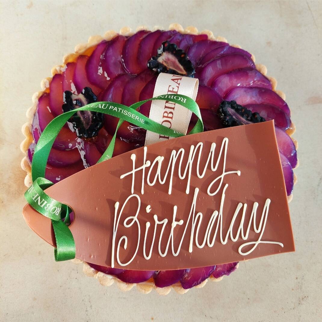 Celebration Pear Blackberry & Vanilla Tart