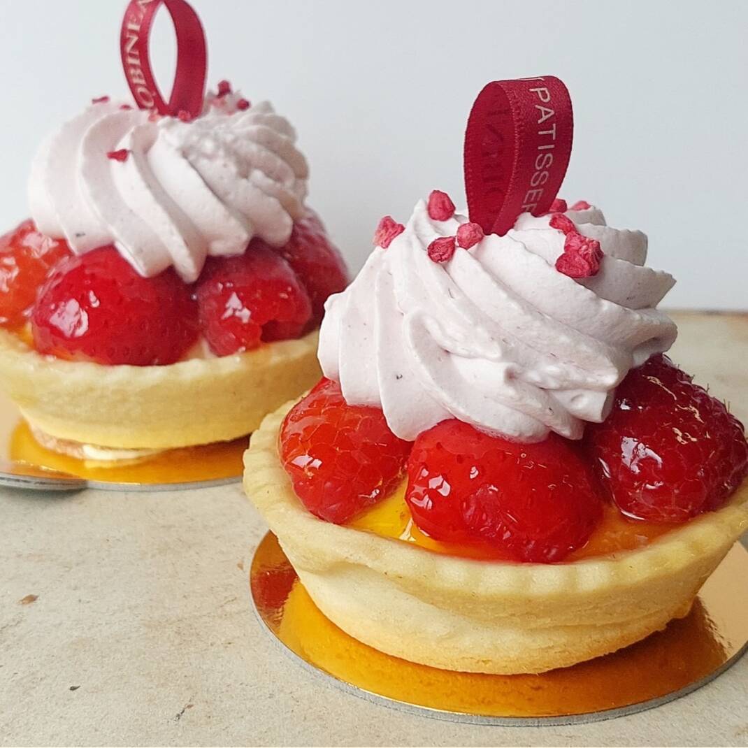 Raspberry and Strawberry Tart